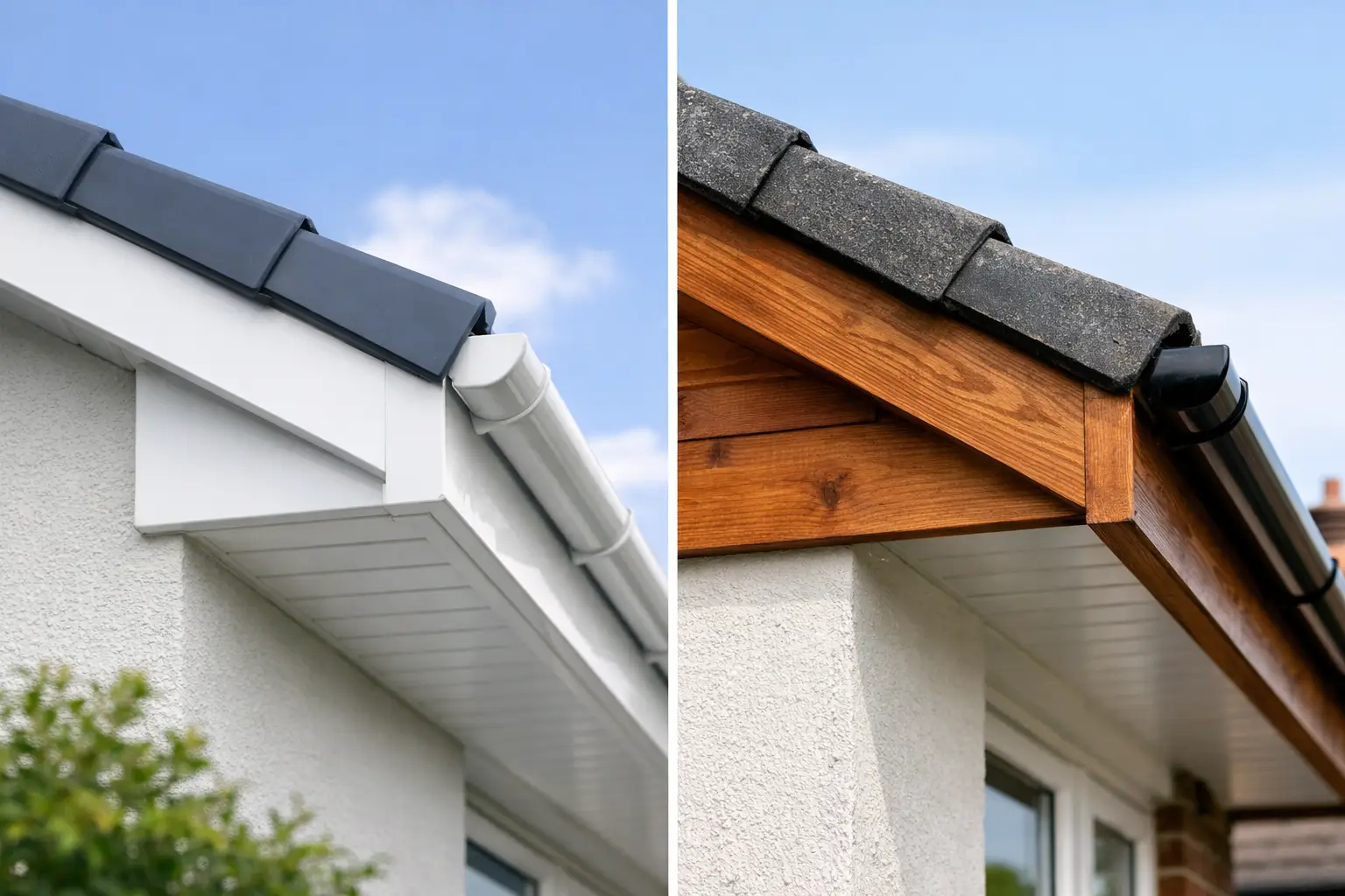 uPVC versus timber fascias: which suits your home?
