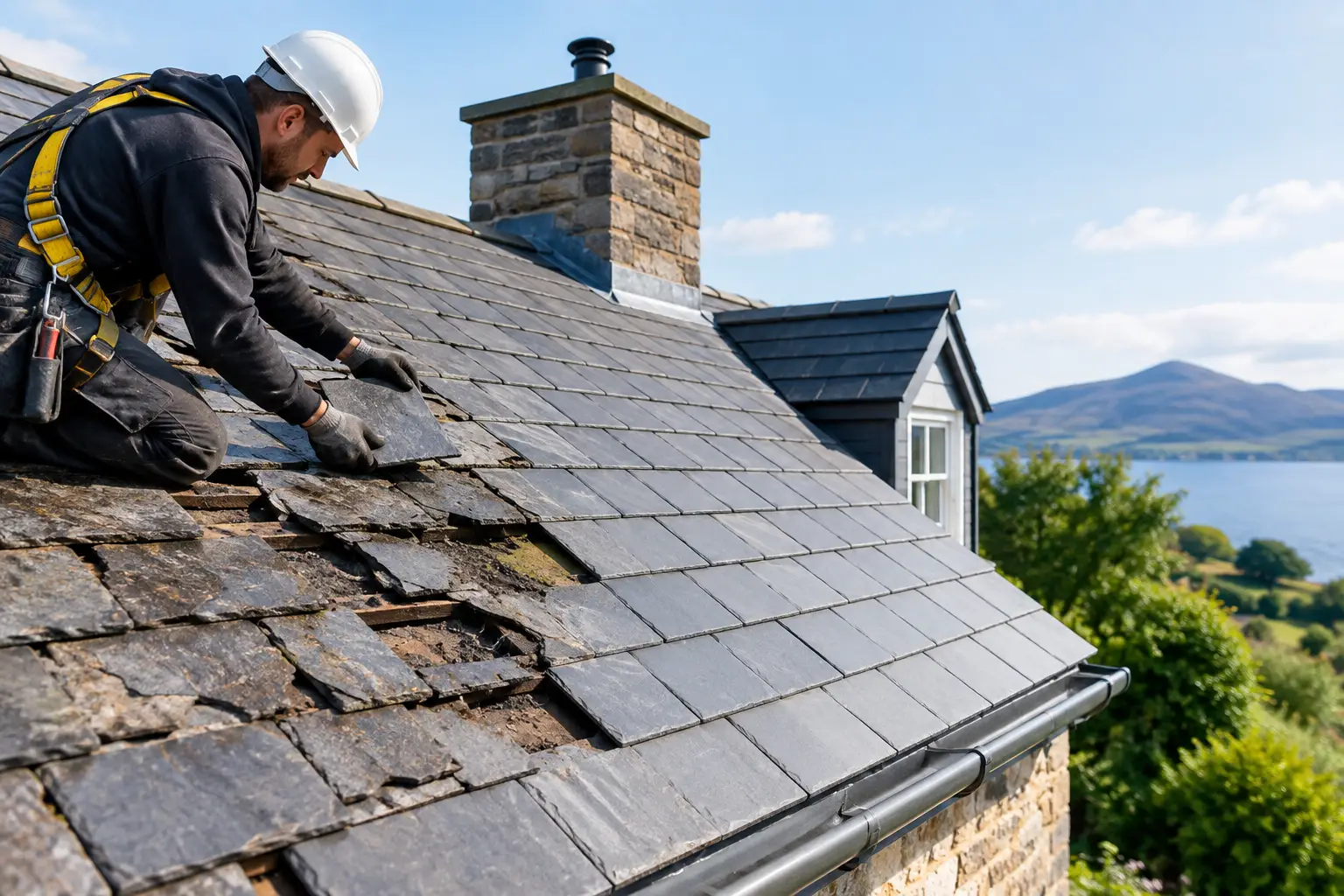 Slate Roof Restoration: Repair or Replace?